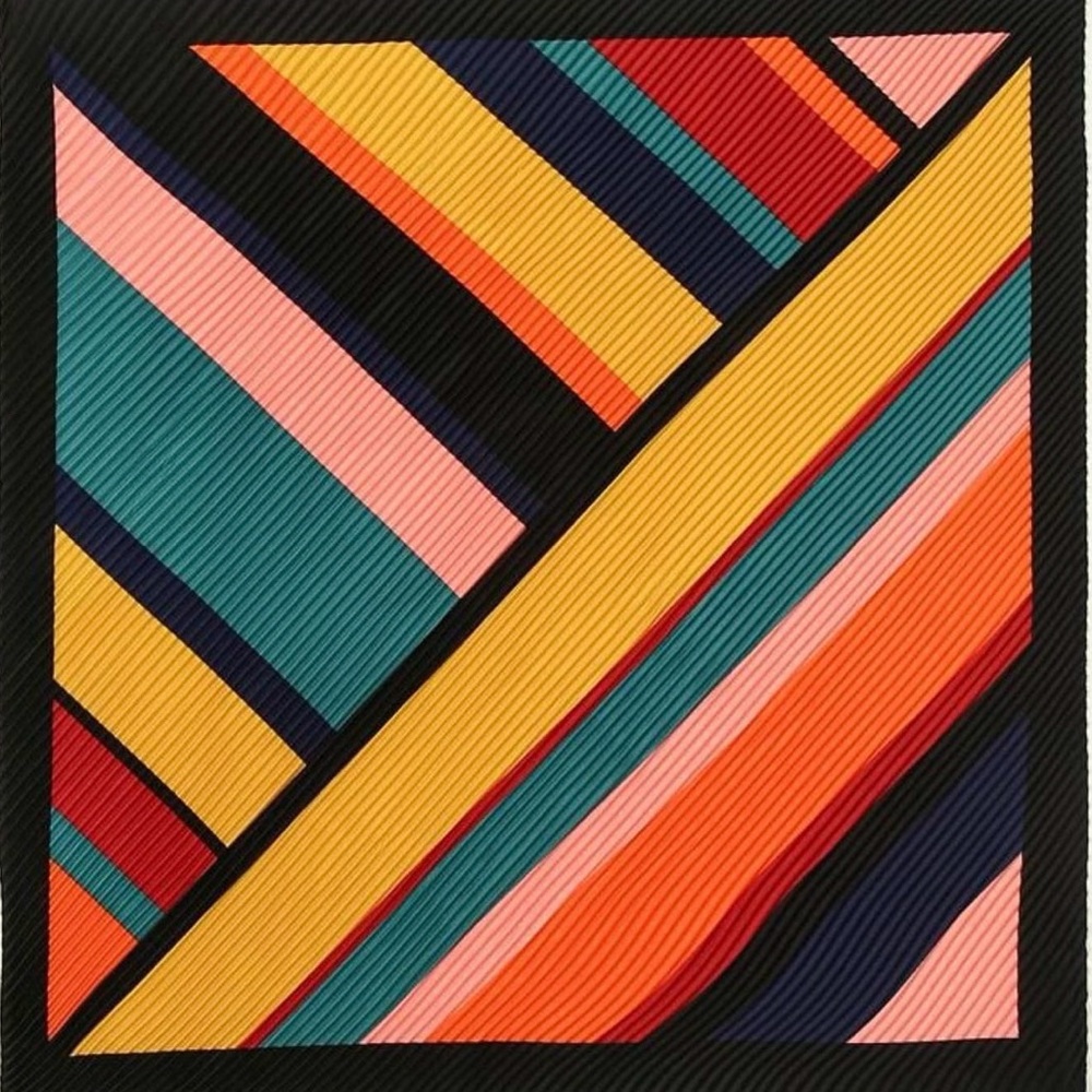 Multicolored Accessory Hair Scarf